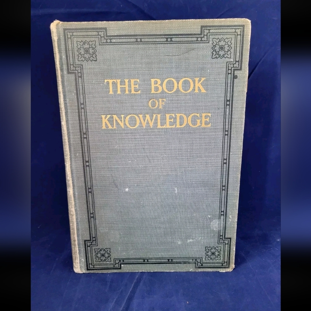 Antique Book THE BOOK OF KNOWLEDGE VOL. III Children's Encyclopedia Grolier 1912